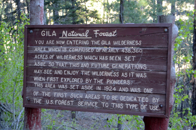 wilderness sign