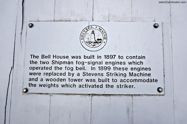 Placa de la Bell Tower del Pemaquid Point Lighthouse