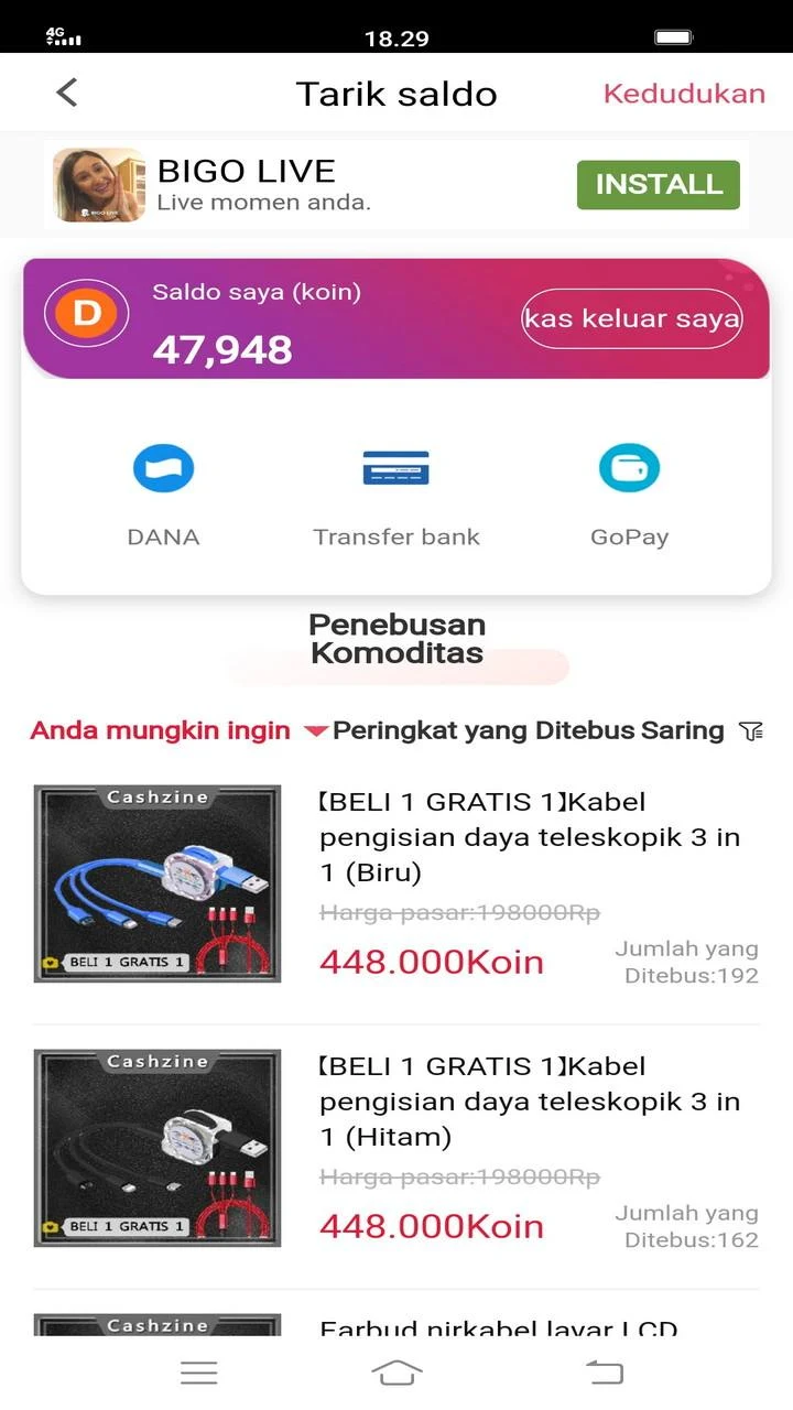 Tukar uang cashzine