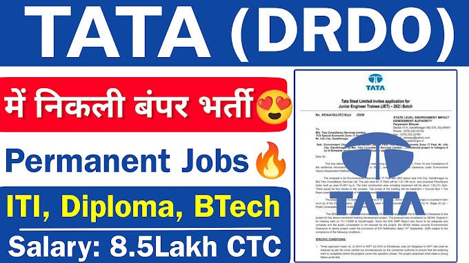 TATA (DRDO) RECRUITMENT 2023 APPLY ONLINE FOR MULTIPLE JOB ROLES