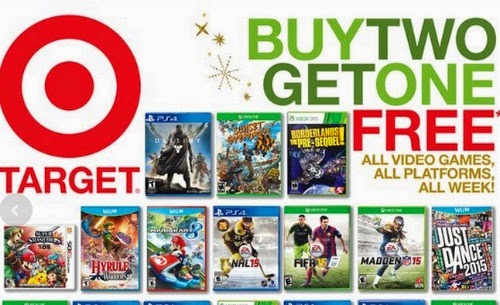 Target Canada Video Games Buy Two Get 1 Free