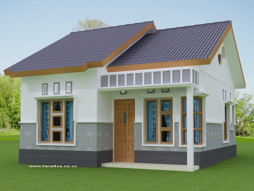 Desain Gambar Bentuk  Rumah  Sederhana  ZAINUL BLOG