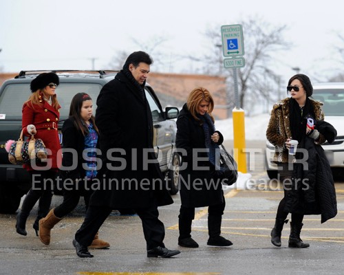 Demi Lovato was spotted with her family for a Christmas Day outing in 