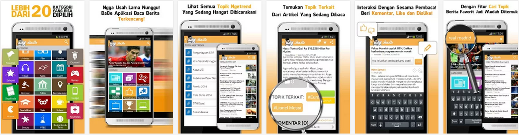 BABE, Aplikasi Baca Berita Indonesia Terlengkap Di Android