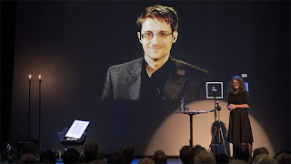 Video conferencia Edward Snowden