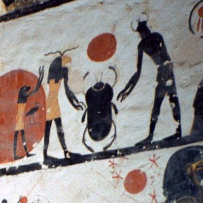 Imagen: Jepri en la tumba de Ramsés IX.