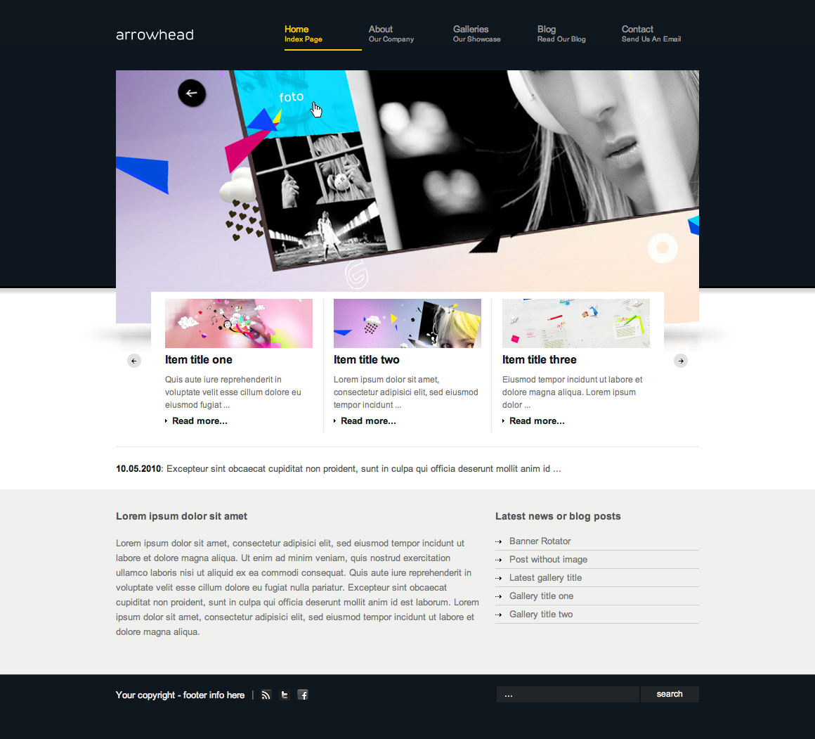 Arrowhead Wordpress Theme Free Download by ThemeForest.