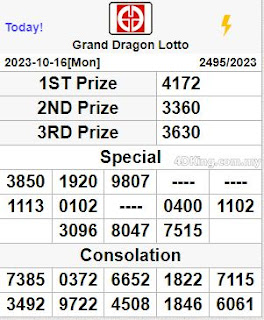 grand dragon lotto live result