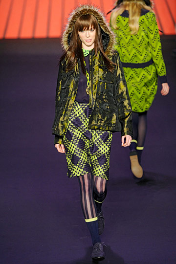 Anna Sui Fashion Week 2011. Coco walks Ana Sui @ New York