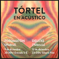 Conciertos Diciembre Tórtel