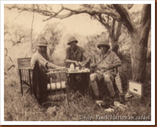 Denis Finch Hatton. En pique-nique safari