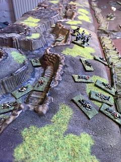 German and British bodies litter the trenches