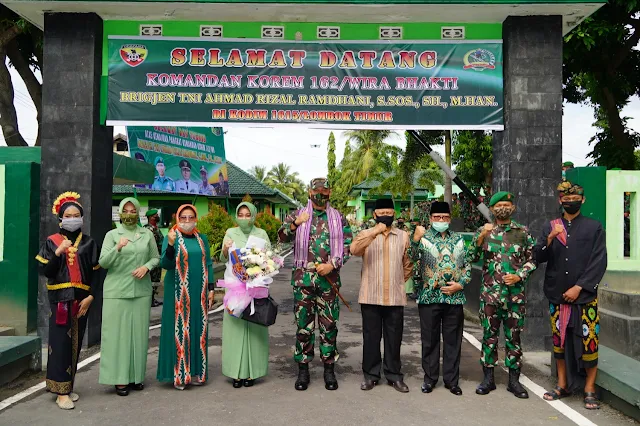 Forkopimda Lotim Gelar Acara Syukuran Kenaikan Korem Tipe "A" dan Kenaikan Pangkat Danrem 162/WB