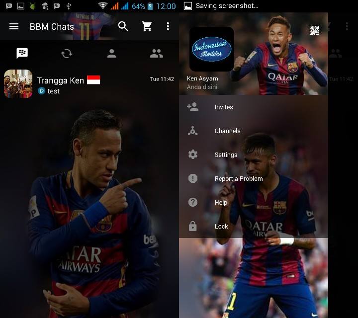 BBM MOD Barcelona FC Neymar JR Edition v3.1.0.13 APK