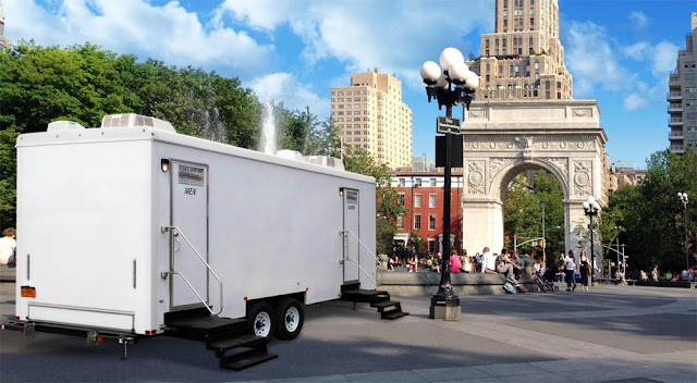 Executive restroom trailer rentals | New York | NY