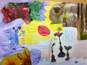 Dali art project for kids, Dali collage project