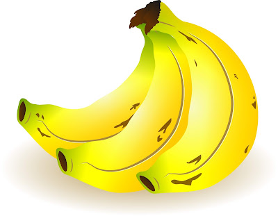 banana clipart black and white png 