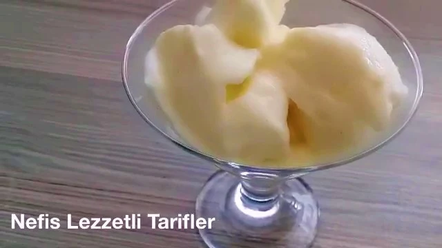 Limonlu Yoğurtlu Dondurma