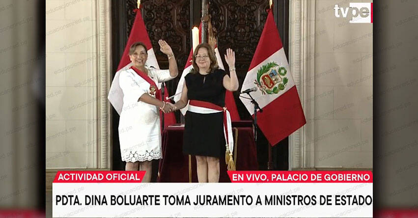MINEDU: Magnet Carmen Márquez Ramírez, juramentó como nueva Ministra de Educación