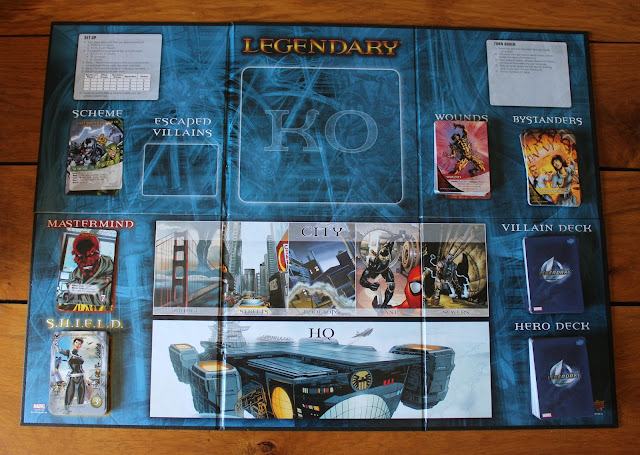 Marvel Legendary - game board