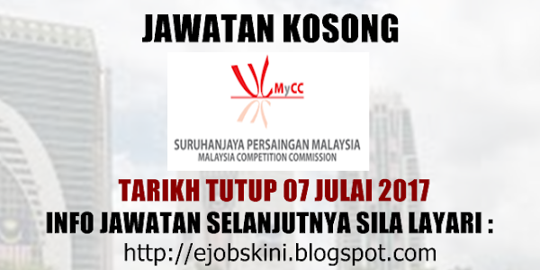 Jawatan Kosong Suruhanjaya Persaingan Malaysia (MyCC) - 07 Julai 2017