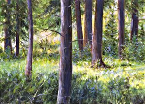 Landscape painting by Shari Erickson