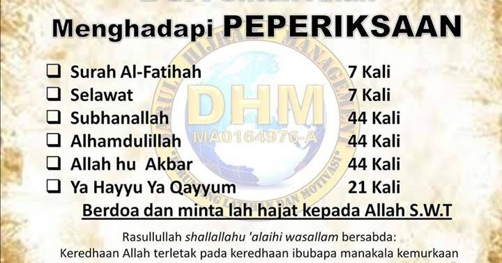 SK BUKIT PETITI  Kuala Terengganu: Petua amalan 