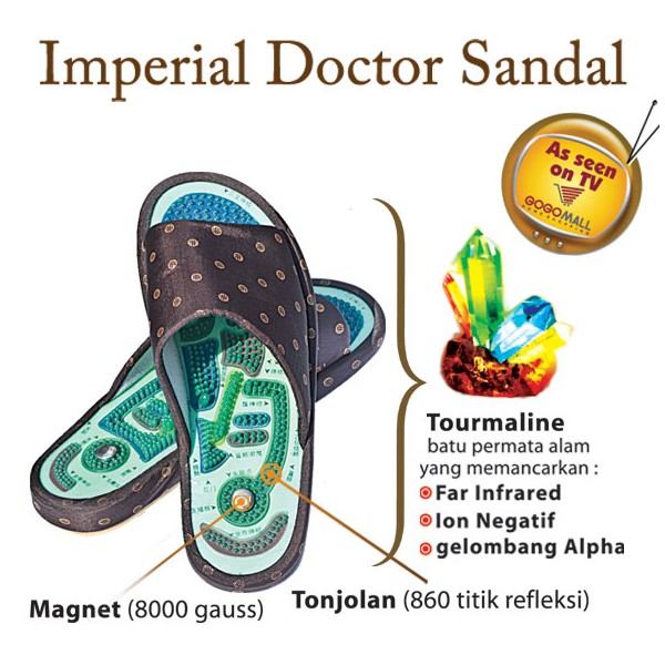 IMPERIAL DR SANDAL  Sandal  Kesehatan  Dengan Teknologi Batu  