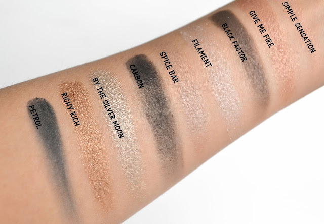 MAC Smoky Metallic Times Nine Review with Swatches