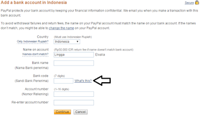 Cara Memasukan Data Bank Pada PayPal
