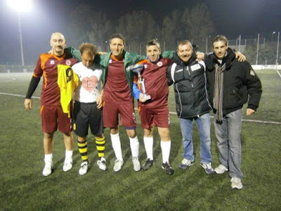 Roma. Campo di Calcio Vigor Perconti. Partita amichevole di beneficenza ARGOS Soccer TEAM vs Roma Club Palazzo Chigi