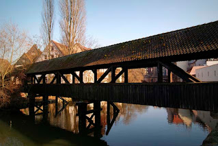 Uma bela Ponte em Nuremberg Alemanha