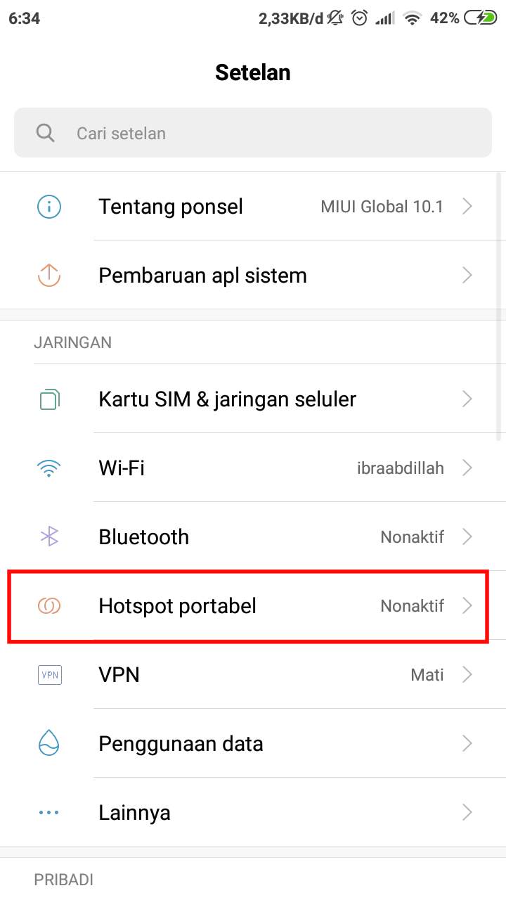 Agar tak boros kuota, cara membatasi penggunaan data hotspot pada ponsel Xiaomi 2