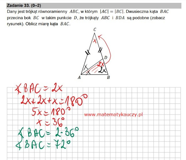 Rozwiązania KROK PO KROKU i odpowiedzi do MATURY z MATEMATYKI z 5 maja 2022 roku / poziom podstawowy.