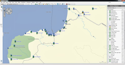 Drake, Drake Bay, Osa, Osa Peninsula, Costa Rica, Map, Mapa