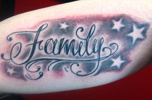 letter tattoo. Letter Tattoo with Stars