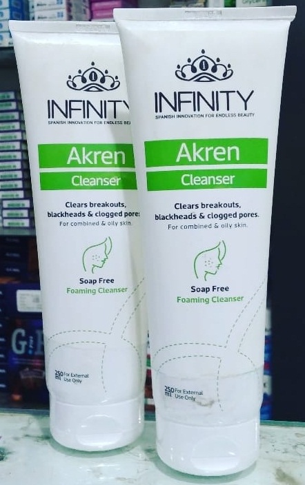 "غسول أكرين" لتنظيف البشرة الدهنية والمختلطة المعرضه لحب الشباب"Infinity Akren Cleanser"