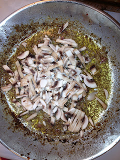 chopped mushrooms