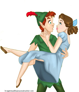 peter pan y wendy enamorados