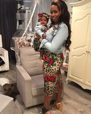 Photos RemyMa and her daughter Reminisce in matching outfits