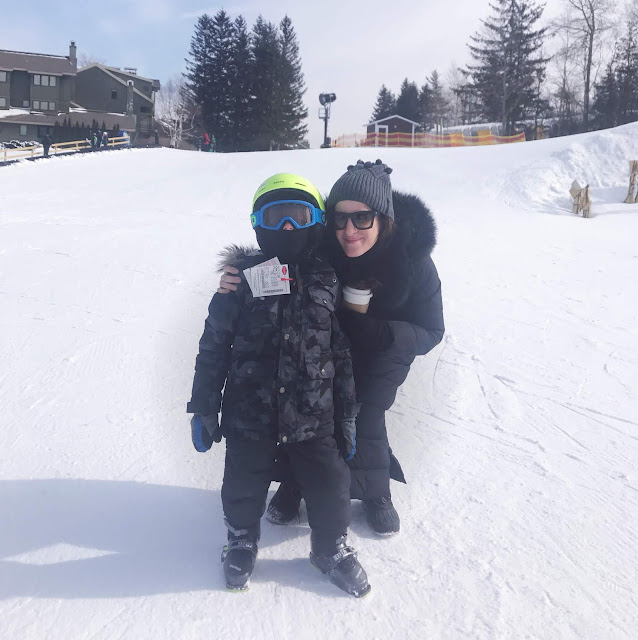 skiing with kids