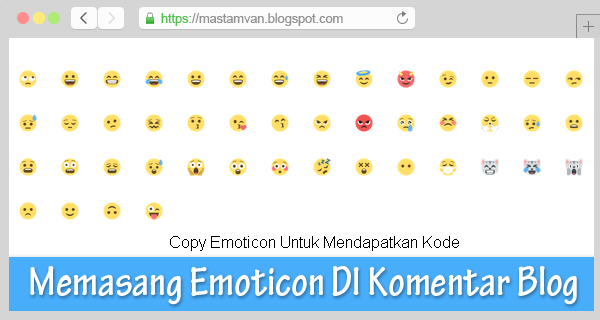 Cara Memasang Emoticon DI Komentar Blog