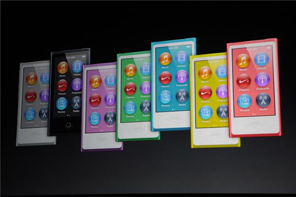 ipod nano 5 colors