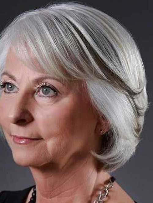 cute short hairstyles for women over 60