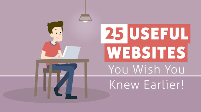 25 Useful Websites You Wish you Knew Earlier
