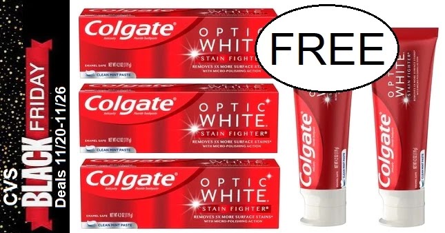 CVS Black Friday FREE Colgate Deal