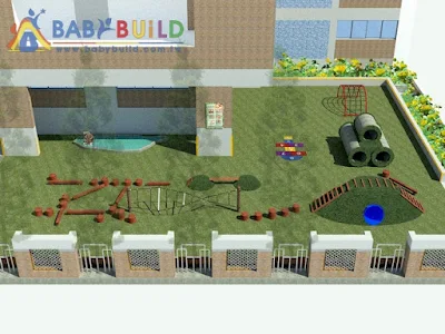 BabyBuild 兒童遊戲場設計彩圖