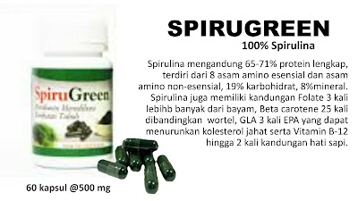 SPIRUGREEN - 100% Spirulina