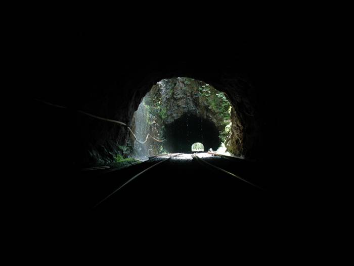 Amazing railroad track located near Dudhsagar Falls, India. One of the most beautiful views you will ever see while travelling with a train.