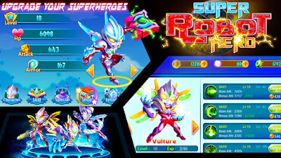 Superhero Robot Mod Apk Terbaru Full  Version v1.0.5 (Unlimited Money+ Gems)